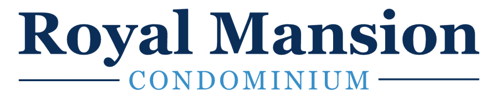 Royal Mansions Condominium Logo Horizontal