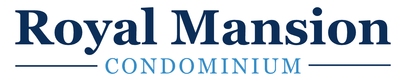 Royal Mansions Condominium Logo Horizontal